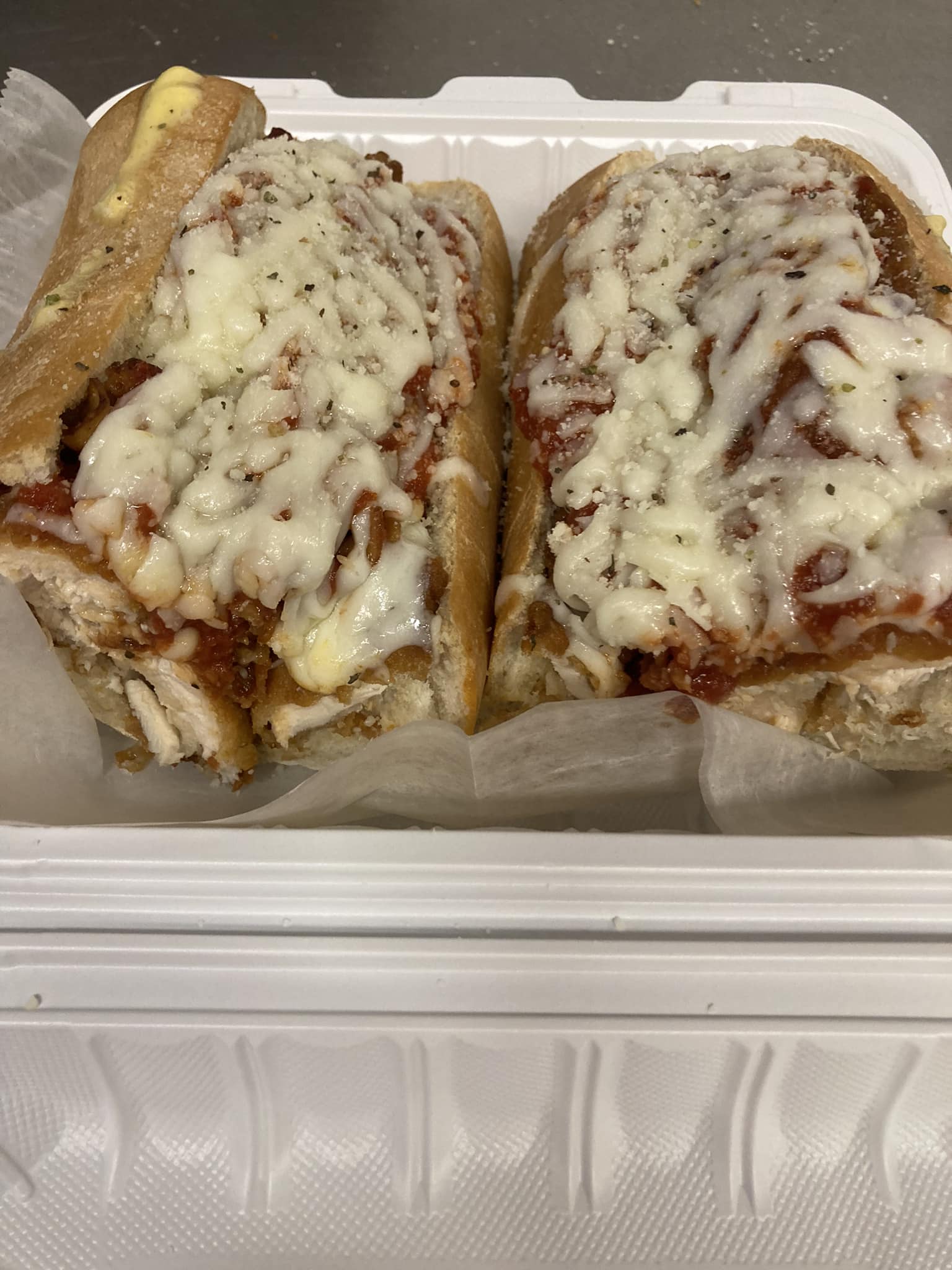 Chicken Parmigiana Sub